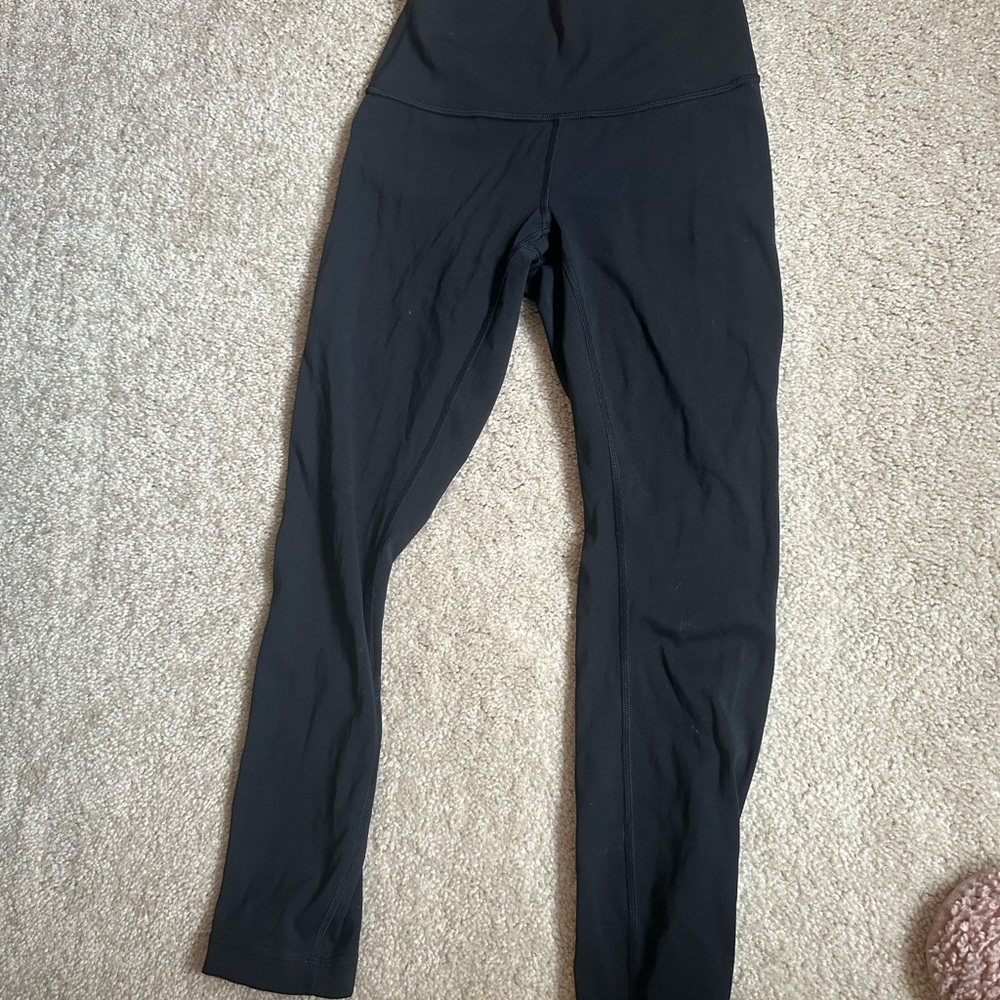 Lululemon Black High-Waisted cropped Leggings